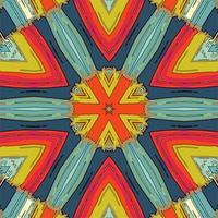 abstrakt kalejdoskop bakgrund. vackert kalejdoskop sömlösa mönster. flerfärgad mosaikstruktur. sömlös kalejdoskop textur. unik kalejdoskopdesign vektor