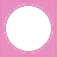 rosa och vit cirkel bakgrund Färg med rand linje form. lämplig för social media posta och webb internet annonser. mall layout. ram, inackordering för text, bild, annons. tömma Plats. vektor