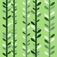 grüne vertikale brunches mit blättern. nahtloses Muster. Geschenkpapier, Druck, Textil, Stoff. moderne Kunst. Pflanzen. Natur. vektor