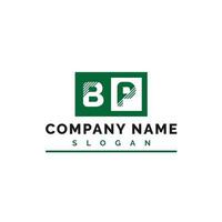 bp letter logotyp design vektor