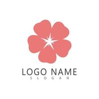 Schönheit Plumeria Symbol Blumen Design Illustration Symbol vektor