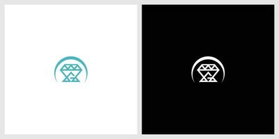 bokstaven g diamant ädelstenar logotyp och ikon design vektor koncept för mall