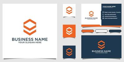 första brev v logotyp design med företag kort mall vektor