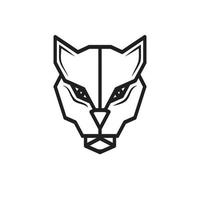 Panther-Kopf-Logo-Symbol-Vektor-Design vektor