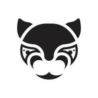 Panther-Kopf-Logo-Symbol-Vektor-Design vektor