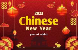 chinesischer Neujahrshintergrund vektor