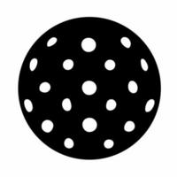 Golfball-Symbol-Illustrationsvorlage. Aktienvektor. vektor