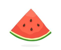 fjärdedel av vattenmelon vektor