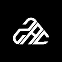 zac brev logotyp kreativ design med vektor grafisk, zac enkel och modern logotyp.