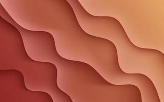 abstrakt orange mjuk diagonal form ljus och skugga vågig bakgrund. eps10 vektor