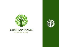 natur träd logotyp för medicinsk och ört- företag vektor