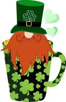 St Patrick Kaffee vektor