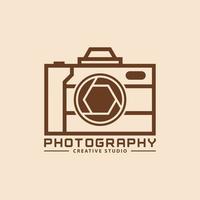 Fotografie Vintage Retro-Logo-Vektor vektor