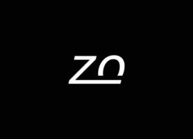 zo logotyp design vektor