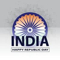 Premium-Vektorillustration zum Tag der indischen Republik vektor