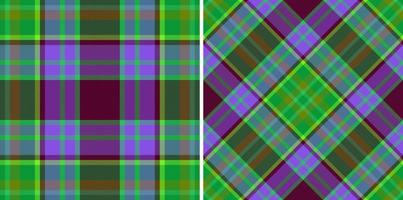 nahtlose Textur kariert. Überprüfen Sie den Vektor-Tartan. Stoffmuster Hintergrund Textil. vektor