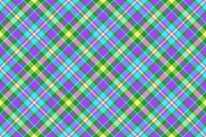 Vektor-Check-Plaid. Textur Tartan-Muster. Textiler nahtloser Stoffhintergrund. vektor