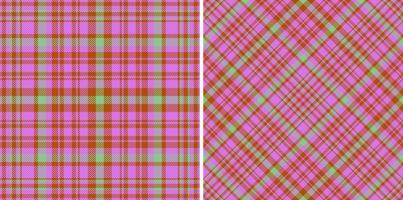 Vektorhintergrundprüfung. Textur karierter Stoff. muster textil tartan nahtlos. vektor