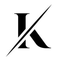 monogram brev k logotyp design mall. lyx, skönhet och mode logotyp design vektor