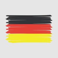 deutschland flagge pinsel design vektor illustration