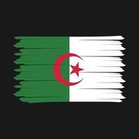 Algerien-Flaggenpinseldesign-Vektorillustration vektor