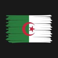 algeriet flagga borsta design vektor illustration