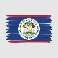 belize flagga borsta design vektor illustration