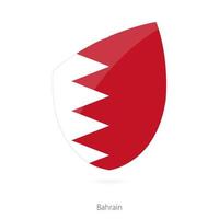Flagge von Bahrain. vektor