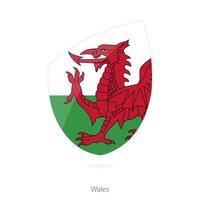 Flagge von Wales. vektor