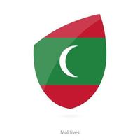 flagga av maldiverna. vektor