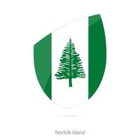 Flagge der Norfolkinsel. vektor