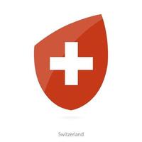 flagga av schweiz. schweiz rugby flagga. vektor