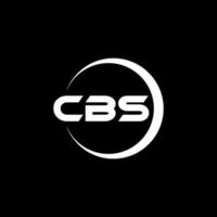 cbs-Buchstaben-Logo-Design in Abbildung. Vektorlogo, Kalligrafie-Designs für Logo, Poster, Einladung usw. vektor