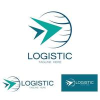 logistik logo symbol illustration vektor design verteilung symbol lieferung von waren wirtschaft finanzen