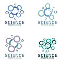 molekyl symbol logotyp mall vektor illustration, neuron logotyp eller nerv cell logotyp design