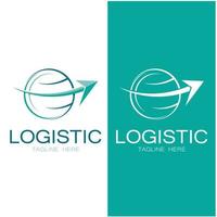 logistik logo symbol illustration vektor design verteilung symbol lieferung von waren wirtschaft finanzen