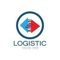 logistik logo symbol illustration vektor design verteilung symbol lieferung von waren wirtschaft finanzen