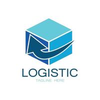 logistik logo symbol illustration vektor design verteilung symbol lieferung von waren wirtschaft finanzen