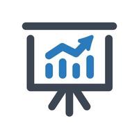 Verkaufsbericht-Symbol - Vektor-Illustration. Vertrieb, Bericht, Präsentation, Tafel, Diagramm, Statistik, Geschäft, Diagramm, Grafik, Analytik, Statistik, Statistik, Analyse, Daten, Linie, Gliederung, Symbole . vektor