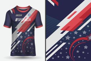 sporter jersey design för sublimering vektor