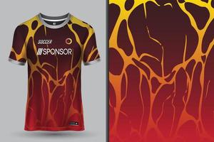 Sport-Trikot-Design für Sublimation vektor