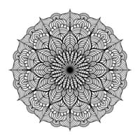 mandala floral line art skizziert gekritzel zum ausmalen von seiten innenraum, mandala floral ausmalseite vektor