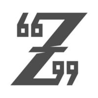 Buchstabe z-Logo-Icon-Design vektor