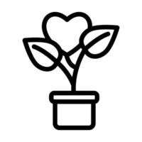 Pflanzen-Icon-Design vektor