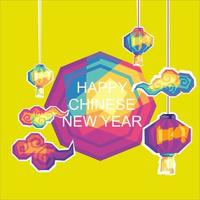 chinesisches neujahr wpap vektor