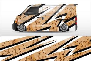 Rennwagen-Wrap-Design für Fahrzeug-Vinyl-Aufkleber und Aufkleber-Lackierungen von Automobilunternehmen vektor