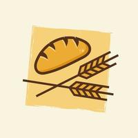 bröd och vete logotyp vektor