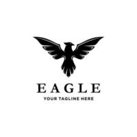Adler-Design-Logo - Vektorillustration, Adler-Emblem-Design auf weißem Hintergrund. geeignet für Ihre Designanforderungen, Logos, Illustrationen, Animationen usw vektor