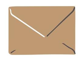 Umschlagnachricht im Brief, Postpostvektor vektor