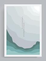 minimalismus japanischer orientalischer stil abstrakter vektor. geeignet für gerahmte Wanddrucke, Buchcover, Poster, Dekoration, Tapeten, Flyer. vektor